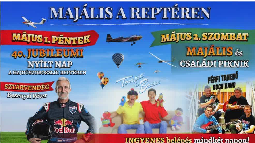 REPÜLŐTÉRI MAJÁLIS HAJDÚSZOBOSZLÓN