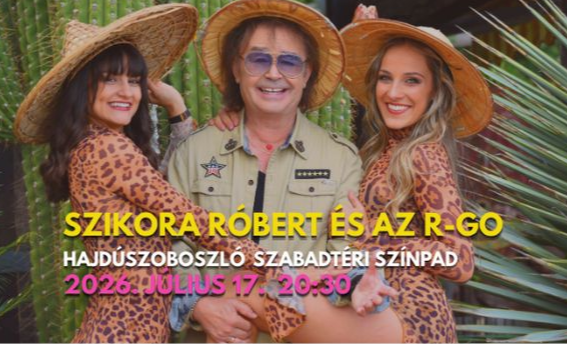 Szikora Róbert és az R-GO koncert Hajdúszoboszlón