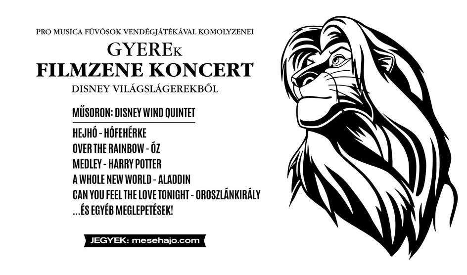 Disney filmslágerek koncert